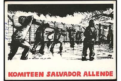 Miguel Lawner: Getting back with the wood, Dawson Island. Komiteen Salvador Allende. 