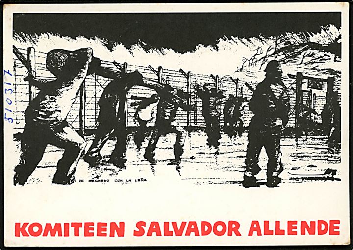 Miguel Lawner: Getting back with the wood, Dawson Island. Komiteen Salvador Allende. 