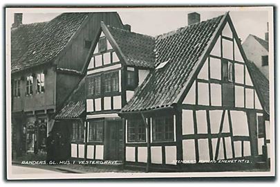 Gammel hus i Vestergrave i Randers. Stenders no. 12.