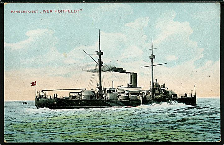 Iver Hvitfeldt, panserskib. Bertelsen no. 225.
