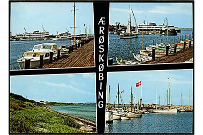 Ærøskøbing, partier med bl.a. færgehavn. Creutz no. 143523013-1980.