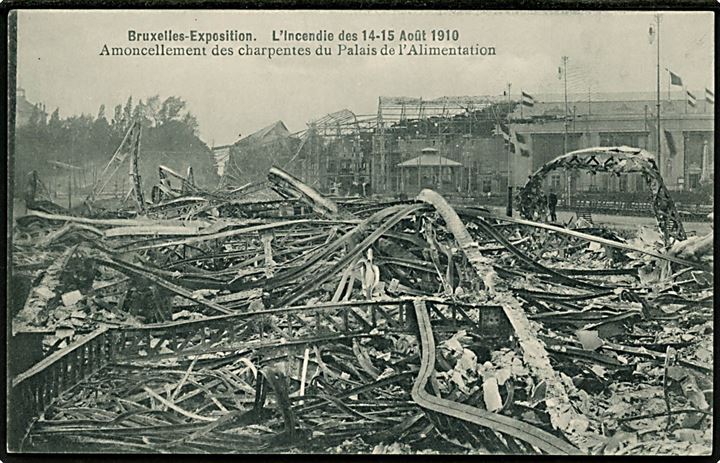 Bruxelles, Efter banden ved verdensudstillingen d. 14.-15.8.1910.