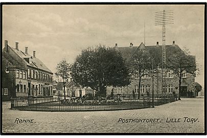 Rønne, Lille Torv med Postkontoret. Colbergs no. 239.