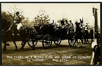Det danske kongepars besøg i London maj 1914. 