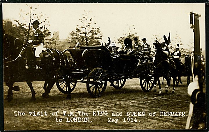 Det danske kongepars besøg i London maj 1914. 
