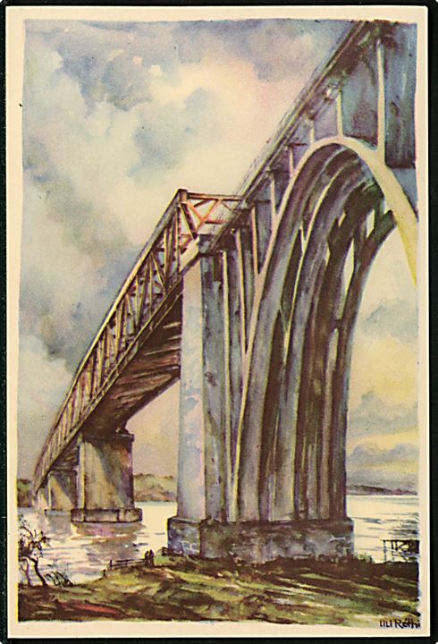 Lili Réthi: Lillebæltsbroen. D.S.B. no. 7 1939.