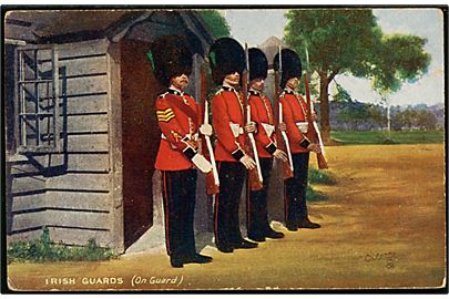 Irish Guards på vagt. Tuck & Sons serie 9431.