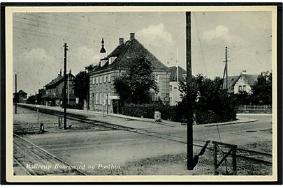 Ballerup, jernbanestation og posthus. No. 8580.