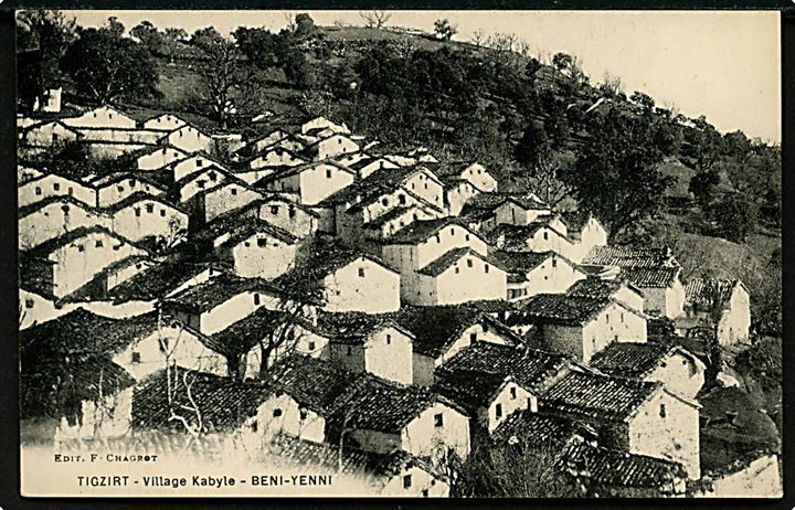 Algeriet, Tigzirt, Village Kabyle, Beni-Yenni. 
