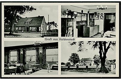 Tyskland, Holdenstedt, partier med skole og gæstgiveri. 