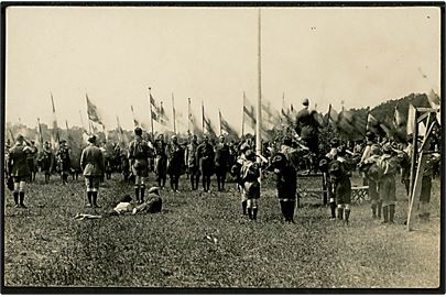 2. verdens spejder jamboree på Ermelunden 1924. Fotokort u/no.