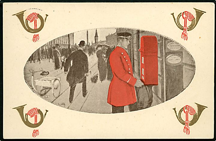 Valdemar Andersen: Brevet III, 1926. Dansk Postmuseum.