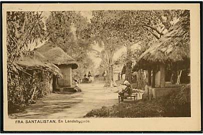 Santalistan Missionen i Nord Indien: En Landsbygade. Th. Buchhave no. 21.