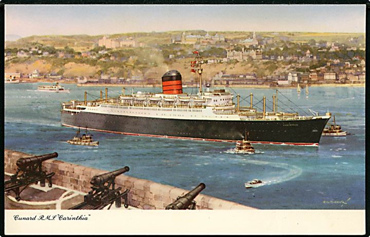 Carinthia, M/S, Cunard Line. 