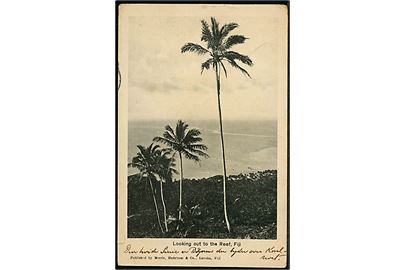 Fiji Islands. Levuka, Looking out to the Reef. Morris, Hedstrom & Co. 