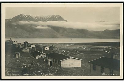 Svalbard/Spitsbergen. Longyear City, Advent Bay. Minebyen. Mittet & Co. no. 25.