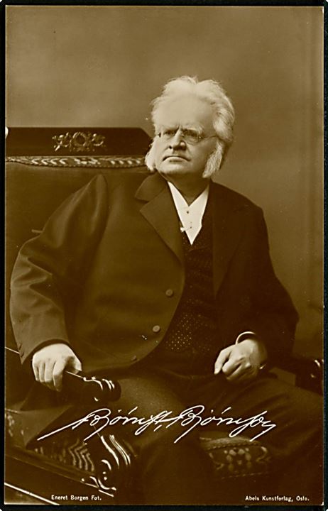 Bjørnstjerne Bjørnson (1832-1910), norsk forfatter. Abel u/no.