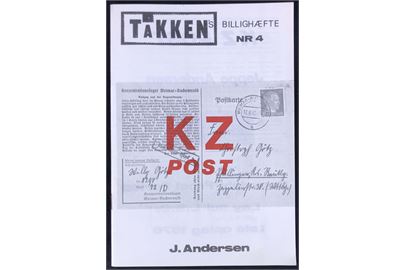 KZ Post af J. Andersen. 12 sider. Takkens Billighæfte nr. 4.