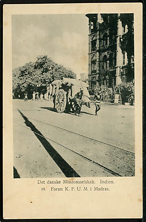 Det Danske Missionsselskab. Indien. Foran K.F.U.M. i Madras no. 88.