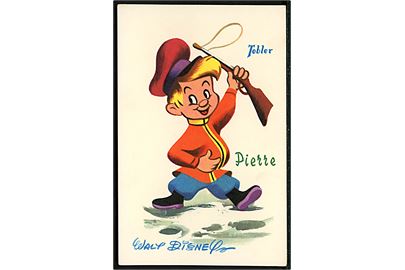 Walt Disney. Pierre fra Kortfilmen Peter og Ulven i 1946. Fransk reklame fra 50'erne, for “Tobler” chokolade. Georges Lang, Paris u/no.