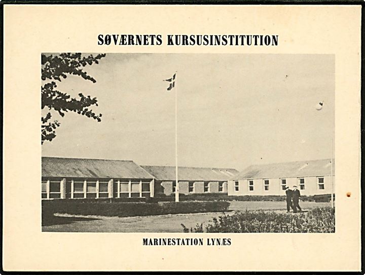 Marinestation Lynæs, Søværnets Kursusinstitution. Klapkort u/no.