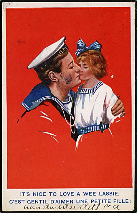 It's nice to love a wee lassie - britisk sømand og pige. Comique no. 1978.