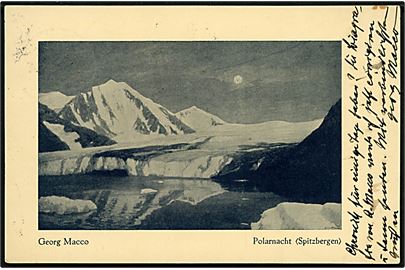 Svalbard/Spitzbergen. Georg Macco: Polarnacht (Spitzbergen). Brugt i Düsseldorf. 