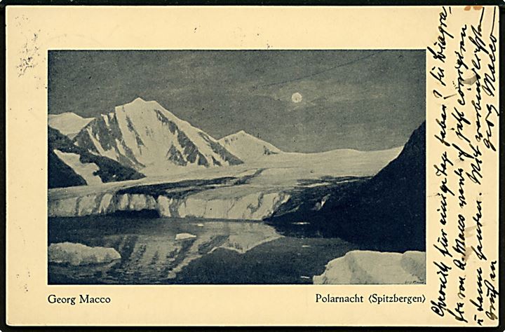 Svalbard/Spitzbergen. Georg Macco: Polarnacht (Spitzbergen). Brugt i Düsseldorf. 