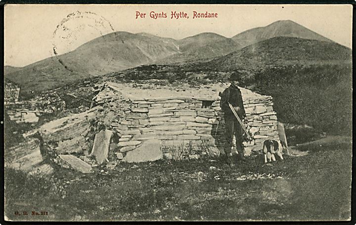 Norge, Per Gynts hytte i Rondane. G. B. no. 211.