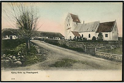 Kjøng (Køng), kirke og præstegård. No. 2112.