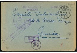 Ufrankeret Interneret brev polsk soldat interneret i Eger d. 2.5.1944 til Internationalt Røde Kors i Geneve, Schweiz. Både ungarsk og tysk censur.