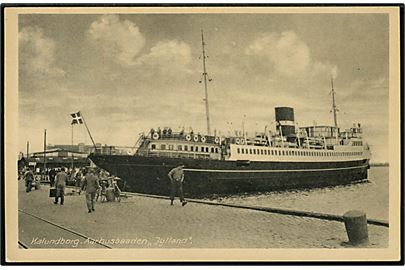 Jylland, M/S, færge på Aarhus-Kalundborg overfarten i Kalundborg. Rudolf Olsen no. 3061.