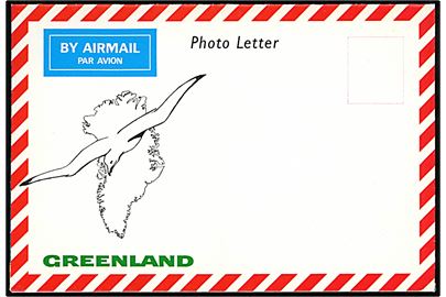 Grønlandsk Photo Letter med bl.a. billede af KGH skibet M/S Disko. Forsyningsvirksomheden u/no. Ubrugt.