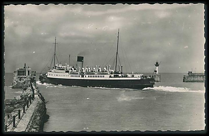 Færgen Worthing (Dieppe - Newhaven). G. A. L. F. 30. Fotokort. 