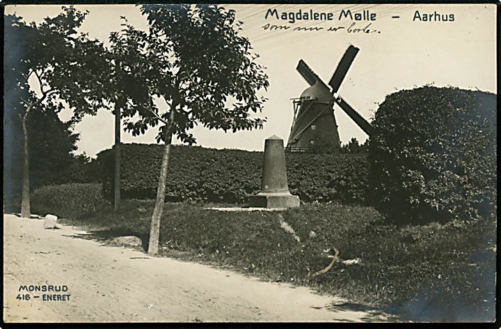 Aarhus, Magdalene mølle. Monsrud no. 416.