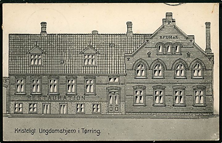 Tørring, KFUM & K Kristeligt Ungdomshjem. Christensen no. 20665.