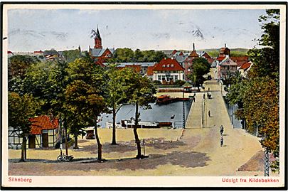 Silkeborg. Udsigt fra Kirkebakken. R.O.K. no. 244.