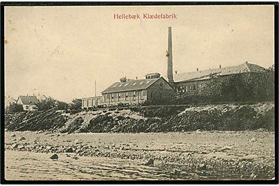 Hellebæk Klædefabrik. Jens Møller, Helsingør no. 181.