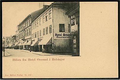 Helsingør. Hotel Øresund. Jens Møller no. 181.