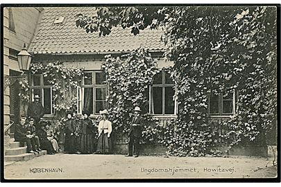 Købh., Ungdomshjemmet på Howitzvej. Siloams Boghandel no. 16200.