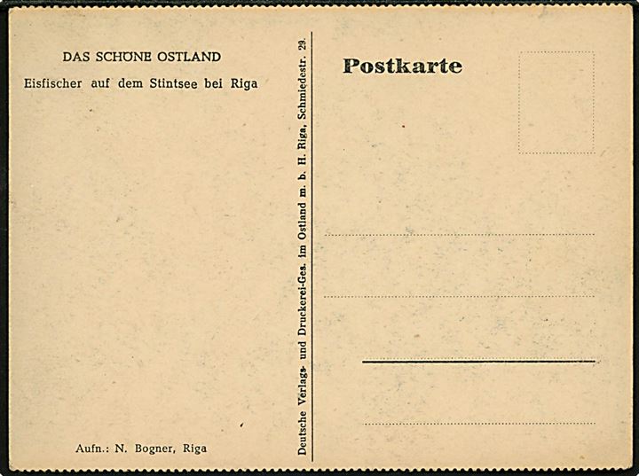 Estland. Komplet sæt Landespost udg. utakket på billedside af uadresseret brevkort stemplet Viljandi Eesti d. 17.12.1941.