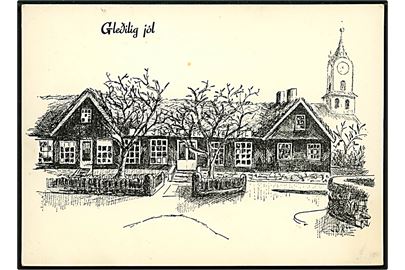 J.W.R.: Gadeparti fra Thorshavn. Glædelig Jul. H. Justinussen u/no.