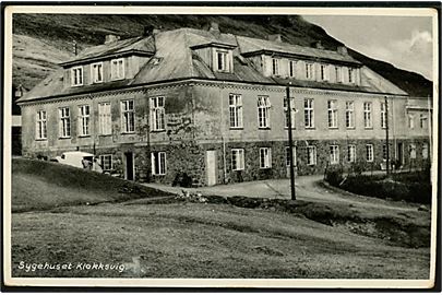 Færøerne, Klaksvig sygehus. Thule / Stenders no. 93778.