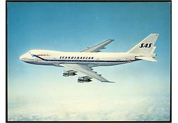 Boeing 747 OY-KHA Ivar Viking fra SAS. Ultra-Offset no. 976029.
