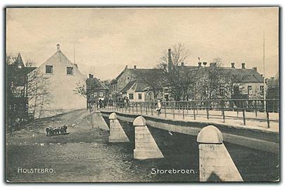 Storebroen i Holstebro. Stenders no. 1373.