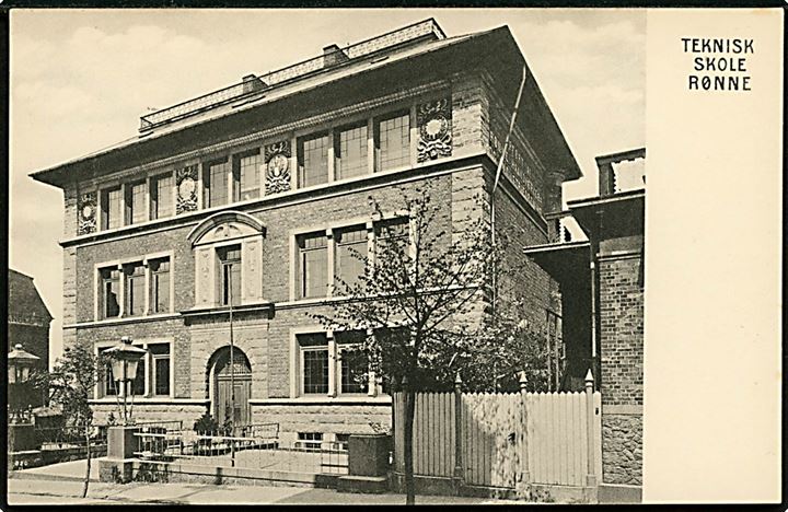 Rønne, Teknisk skole. F. Sørensen no. 53B.