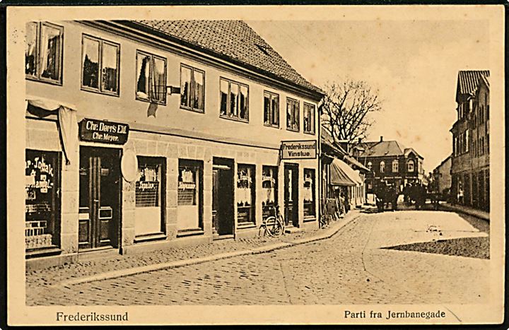 Frederikssund, Jernbanegade. H. Chr. Petersen u/no.