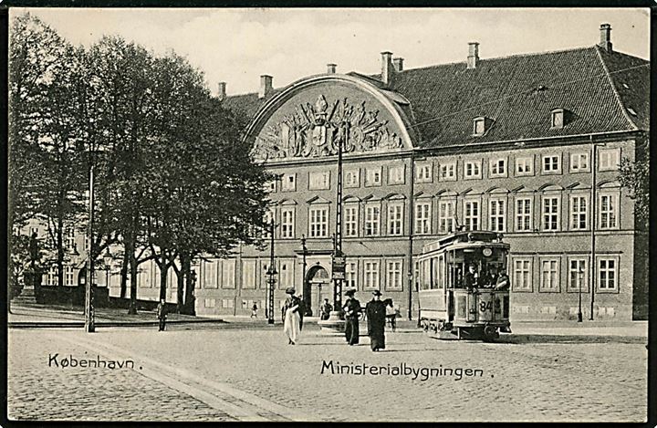 Købh., Ministerialbygningen. Stenders no. 6073.