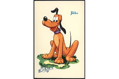 Walt Disney. Pluto. Fransk reklame kort fra 50'erne, for “Tobler” chokolade. Georges Lang, Paris u/no.