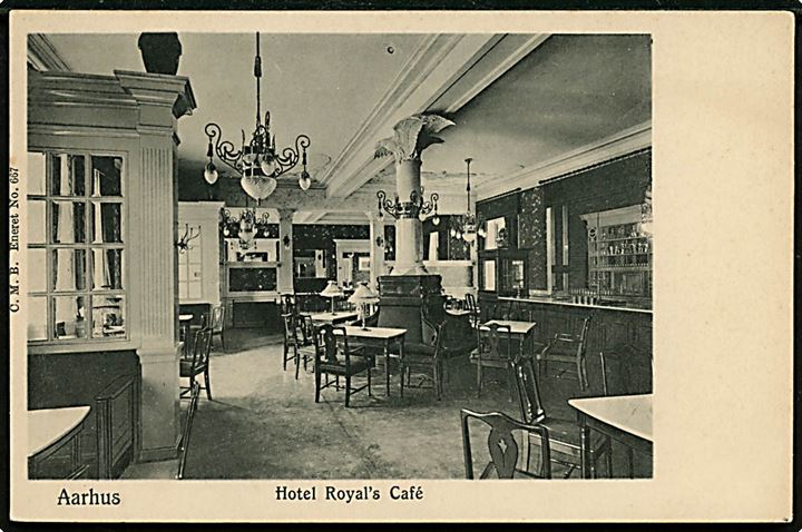 Aarhus. Hotel Royal´s Café. C.M.B. no. 667.